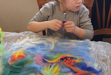 Чудесные уроки валяния с детьми