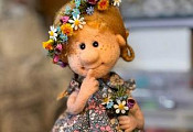 24 - 25 января, 9.30 - 19.30 "Куколка в технике сухого валяния "Ангел" или "Девочка" МК Натальи Савиновой